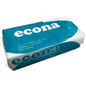 econa（エコナ）ペーパータオル レギュラー　200枚入り